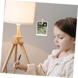 Houten Duimspijker Clips - Decoratieve Punaises - Foto's Bevestigen - Creatieve Vormgeving - 3.5x2cm - Houtkleur — thumbnail 4