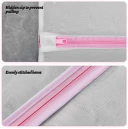 Dailygoods - 10 Stuks Wasnet Voor Wasmachine, Waszak Wasmachine Wasnet Grote Mesh Waszak Voor Shirts Bh's Sokken Schoenen Truien Babykleding (3 Maten) — thumbnail 3