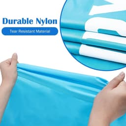 Dailygoods- Waszak Set van 2 - Opvouwbaar - Trekkoord - 61 x 92 cm - Duurzaam Nylon - Voor Kleding/Schoenen - Kledingzak — thumbnail 2