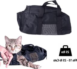 Honden- en kattenwaszak voor verzorging, nagelknippen en baden zonder krassen, anti-scratch mesh tas voor huisdieren — thumbnail 2