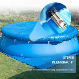QTTVBTNA -Wasknijpers - Set van 30 - Roestvrijstalen Knijpers - Zwart, roestvrij, waterbestendig, windbestendig - Sterke veer, antislip rubberen coating - Multifunctioneel voor kleding, handdoeken, snacks en foto's - Voor thuis en reis — thumbnail 2