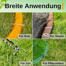 Grondankers 75 stuks - Gegalvaniseerd staal - Roestvrij en duurzaam - Ideaal voor tenten en netten - m-winkel — thumbnail 3
