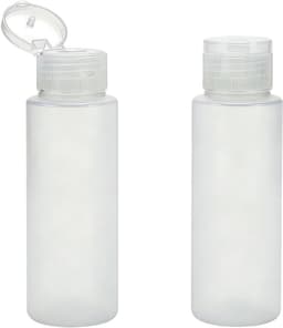2 Stks 100 ml Lege Clear Plastic Zachte Buis Knijp Fles met Flip Cap Hervulbare Cosmetische Make-up Monster Verpakking Opslag Containers Reizen Fles Potten voor Lotion Douchegel Shampoo — thumbnail 1