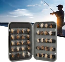 Droge Vliegen voor Vliegvissen, Forelvissen in Rivierbeken en Bergstromen — thumbnail 3