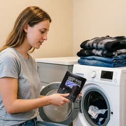 Textielverf Vellen - Kleurherstel Vellen - Kleding Opfrissen - Vervaagt Niet In Was - 15 Stuks - Zwart — thumbnail 4