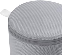 Waszak met Rits - Mesh Zak Lingerie Zak - Machinaal Wassen - Beschermt Delicaat Textiel - 17x15cm - Grijs — thumbnail 5