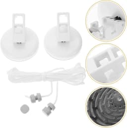 Waslijn Outdoor - Draagbaar Droogrek - Kleding Drogen - Compact Draagbaar - 12 Meter - Wit — thumbnail 3
