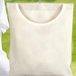 Wasknijperzak Opbergtas - Klemmenmand Houder - Wasknijpers Opbergen - Ruimtebesparend Hangend - 28x32cm - Beige — thumbnail 4