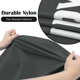 Solidchoice- Waszakken Groot - Opvouwbare Waszakken - 2 Stuks - Trekkoord - Scheurbestendig Nylon - 61 x 92 cm - Wasmand — thumbnail 2