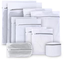 Dailygoods- Waszak Stevige Waszakken met Netritssluiting - Waszak Groot/Middelgroot/Klein/Mini - 10 Stuks - Ideaal voor Fijne Was - Ondergoed/Sokken/Beha's - Wasnet — thumbnail 1