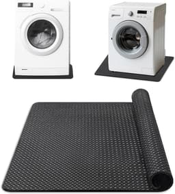 Antitrillingsmat van siliconen, 60 x 60 cm, antislip onderlegger voor wasmachine en koelkast, eenvoudig te reinigen en herbruikbaar, ideaal voor stabiliteit en geluidsreductie — thumbnail 1