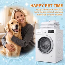 12 stuks dierenhaarverwijderaar, wasmachine, pluisballen, wasmachine, herbruikbare anti-wikkelende wasballen, haarvanger voor dierenharen en pluisjes — thumbnail 5