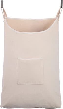 Wasverzamelaar - Beige - 65 Liter - Heavy Duty Poly Katoenen Canvas - Voor Ruimtebesparend Gebruik — thumbnail 1