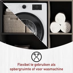 Interlink Lifestyle Studio Flow wasmachinekast voor wasruimte antraciet 99 x 68 x 98 cm — thumbnail 5