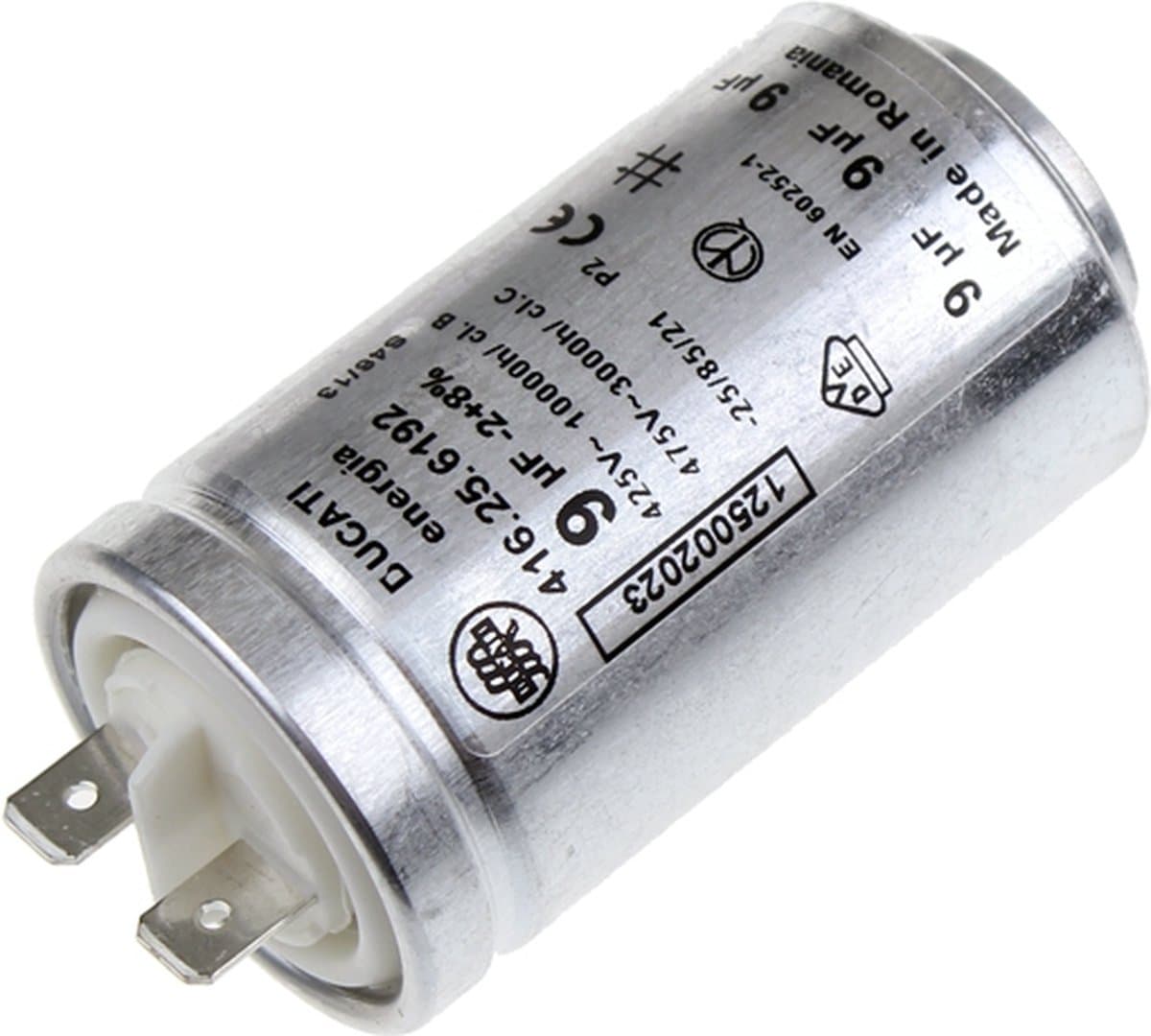 ELECTROLUX - Condensator - 9µF - 1250020227 — afbeelding 1