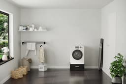 Wasophoogte® Wasmachine verhoger - Wasmachine opbouwmeubel - Wasmachine sokkel - 31cm hoog - Zwart - Universeel - enkel - Inclusief Lekbak — thumbnail 5