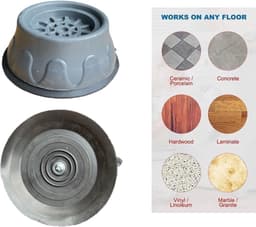 Trillingdempers Wasmachine - Wasmachine Dempers - 4 stuks - Extra Dik - Droger - Ondersteuning voor anti-vibratie wasmachines — thumbnail 4