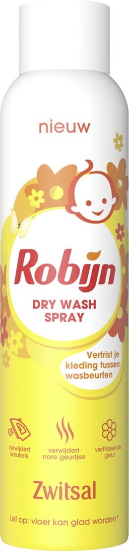 Robijn Zwitsal Dry Wash Spray - 200 ml - Voordeelverpakking — thumbnail 1