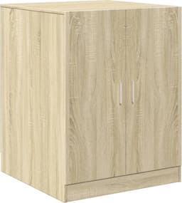 Wasmachine ombouw - Kast - Opbouwmeubel - Verhoger - Wasmachine meubel - Opbergkast - Hout - Sonoma Eiken — thumbnail 4