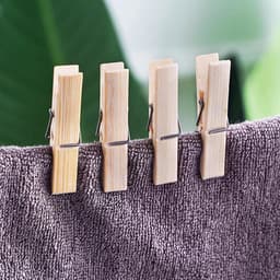 400 stuks kleine houten wasknijpers - duurzaam - natuurlijk hout - klemmen - 6 cm - 12 x 60 mm — thumbnail 3