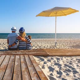 Grondanker met greep voor parasol stokdikte 17-23 mm - Camping strand staal parasolvoet grijs — thumbnail 2