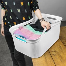 Rotho Flexibele Wasmand Brisen 41 L Cappuccino 4 Stuks — thumbnail 2