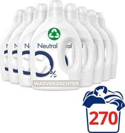 Neutral Parfumvrij Wasverzachter 10 x 27 wasbeurten - Voordeelverpakking — thumbnail 3