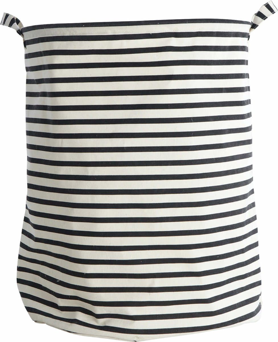 House Doctor Stripes - Wasmand - Streep - Wit, Zwart — afbeelding 1