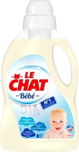 Le Chat - Wasmiddel - Vloeibaar Wasmiddel - Bébé - 32wb/1440ml — thumbnail 1
