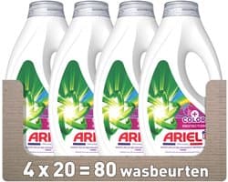 Ariel Vloeibaar Wasmiddel +Kleurbescherming - 4 x 20 Wasbeurten