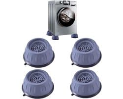Anti-trilling Wasmachinevoeten - Set van 4 stuks voor stabiliteit en bescherming van de vloer