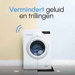 Bodo® 2 x Anti Trillingsmat Wasmachine en droger - 60x60x1.2cm — thumbnail 5