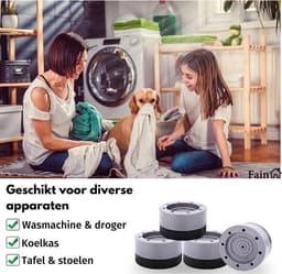 CHPN - Schokdempers - Schok demper - Wasmachine - Dempers - Trillende Wasmachine - Anti schok - 4stuks - Demping — thumbnail 3