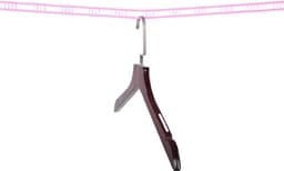 Waslijn Touw - Kledinglijn - Drogen van kleding - Met flexibele haak - 5 meter - Roze — thumbnail 5