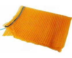 Aardappelzakken Set - Netzakken Opslag - Groenten Bewaren - Gemaakt in Oostenrijk - 10 stuks 80cm - Rood