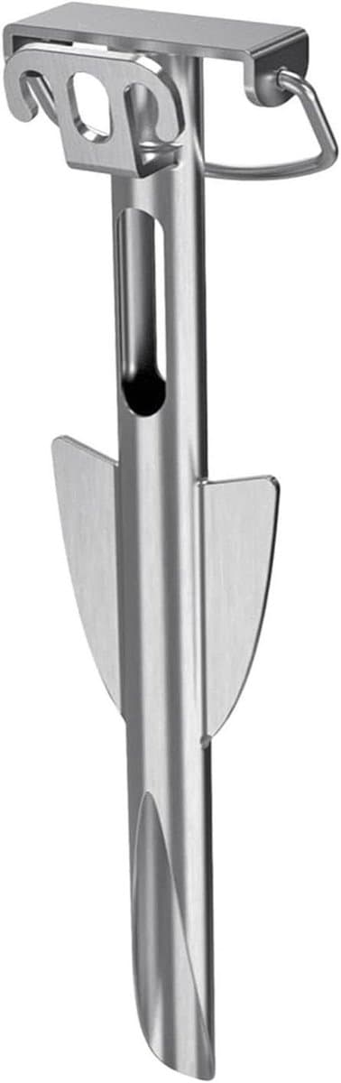 Zandanker Boot - Roestvrij staal - Watersport Stabiliteit - Sterke Zandgrip - 44 cm - Zilver — afbeelding 1
