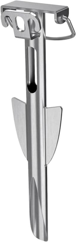 Zandanker Boot - Roestvrij staal - Watersport Stabiliteit - Sterke Zandgrip - 44 cm - Zilver — thumbnail 1