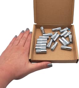 Beton Ankers - Pluggen Bouten - Vast Bevestigen - Gekarteld Oppervlak - M8 x 30 mm - Zilver — thumbnail 3