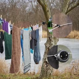 Verstelbare Reiswaslijn van 10 Meter, Draagbare Camping Touw voor Buiten, Ideaal voor Droogrekken en Kamperen — thumbnail 4