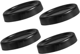 Wasmachine Stabilisatie Pads - Antivibratie Voeten - Apparaten Stabiliseren - Geluidsdempend Duurzaam - 6x6x1cm - Zwart — thumbnail 1