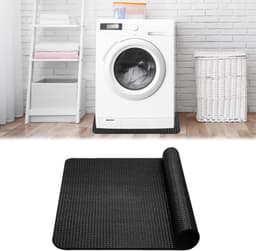Anti-vibratie mat voor wasmachine en droger, rubberen vloerbescherming, 60 x 60 cm, trillingsdemper, onder-koelkast mat, geluidsisolatie — thumbnail 1