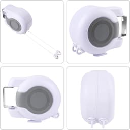 Intrekbare Waslijn - Draagbare Drooglijn - Kleding Drogen - Compact En Draagbaar - 15 Meter - Meerkleurig — thumbnail 5