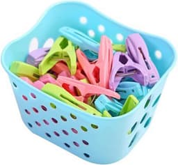 Wasknijpers - Kledingklemmen - Was ophangen - Winddichte grip - 30 stuks - Blauw — thumbnail 1