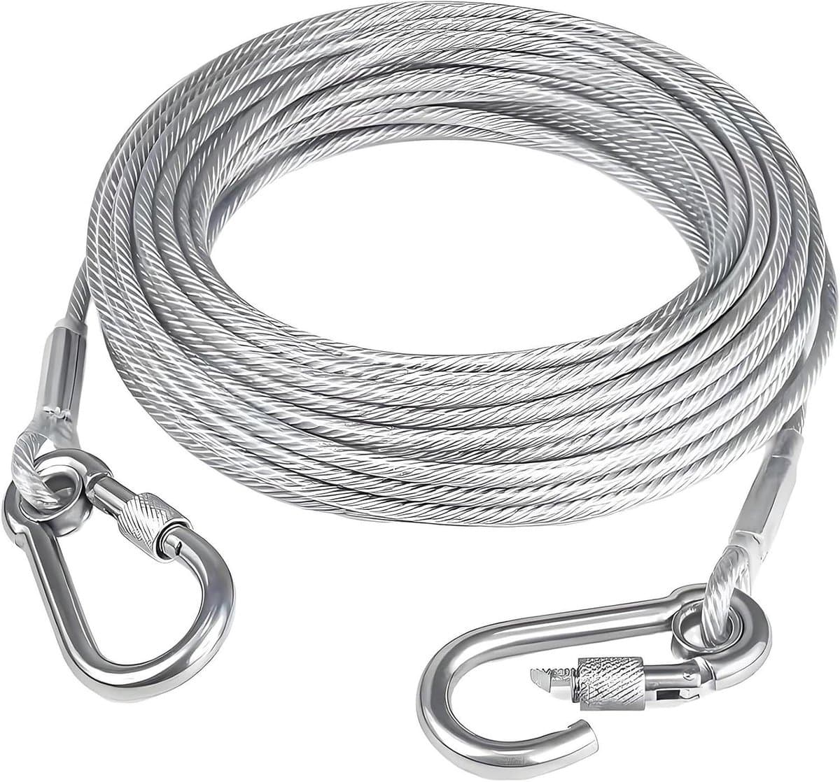 Gecoate Staaldraad Waslijn - Kleding Touw Outdoor Lijn - Kleding Drogen - Antislip Gecoat - Tot 20 meter - Meerkleurig — afbeelding 1