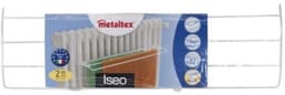 Tomado - Droogrek Iseo - 2 meter drooglengte - 58x17cm - Wit - Radiator - Balkon - Camping - Inklapbaar - Breedte aan te passen — thumbnail 5