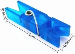Mini Wasknijpers - Kleine Clips - Kleding Droge - Heldere Kleuren - 3.5 cm - Willekeurig — thumbnail 5