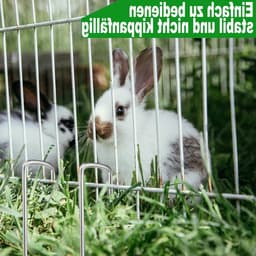 Set van 20 gegalvaniseerde grondankers van 200 x 25 x 4 mm, ideaal voor tuin, tenten en onkruiddoek, stevige bevestiging voor schuttingen en tuinprojecten — thumbnail 4