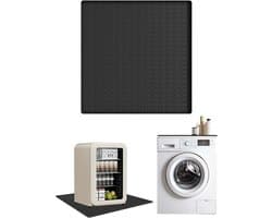 Lekbak Wasmachine - Opvangschalen - Apparaten Beschermen - Verhoogde Rand - 60 x 60 cm - Zwart