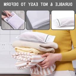 4 Stuks Mesh Waszakken voor Ondergoed, Bh's, Sokken en Babykleding - Ideaal voor Fijne Was en Bescherming — thumbnail 2