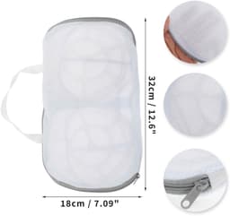 Dailygoods- Waszakken - Mesh-design - Beha-waszakken - Ondergoed - Waszakken met ritssluiting - Duurzaam - Beschermend - Wasnet — thumbnail 3